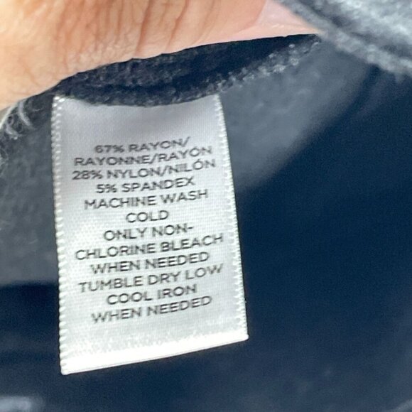 Ann Taylor Loft Womens Gray Skinny Pants L Rayon Blend a0257 - Picture 6 of 9